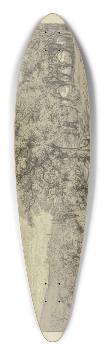 Peter Burnitz - Kastanien auf einer Hhe bei Kronberg 39.3 inch art pintail longboard deck