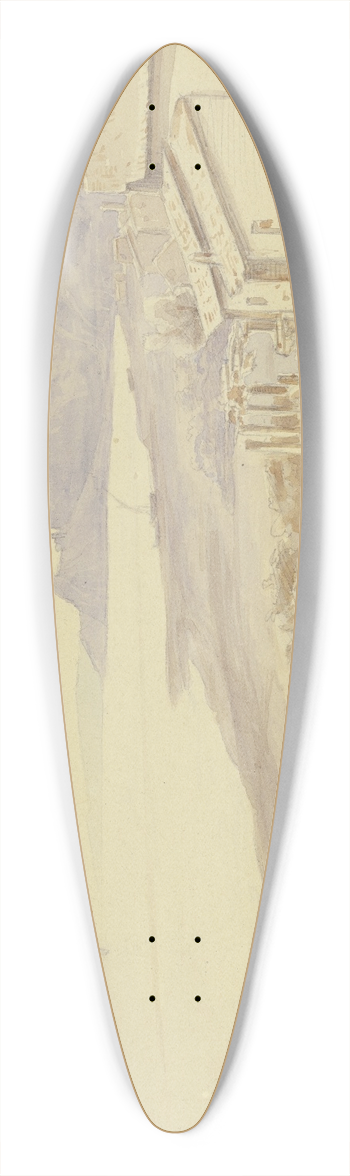 Peter Burnitz - La Punta 39.3 inch art pintail longboard deck