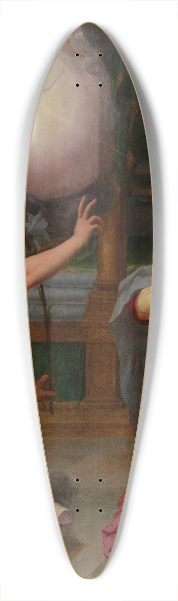 Peter Candid - The Annunciation 39.3 inch art pintail longboard deck