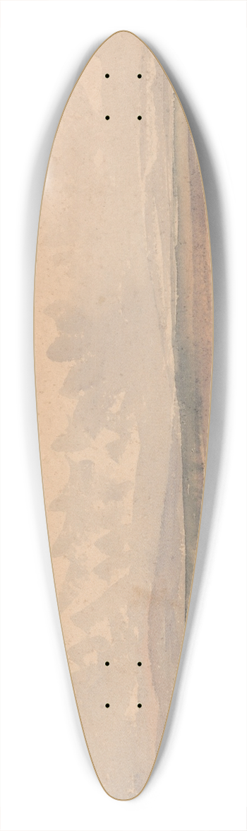 Peter DeWint - A Yorkshire Road 39.3 inch art pintail longboard deck