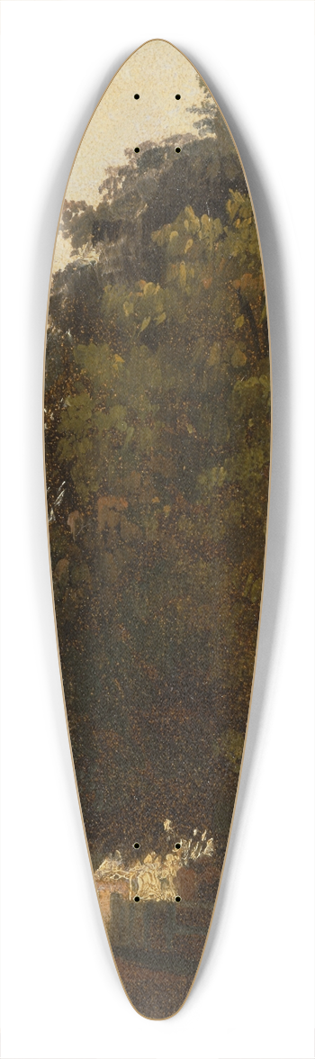 Peter DeWint - Landscape with Chestnut Tree 39.3 inch art pintail longboard deck
