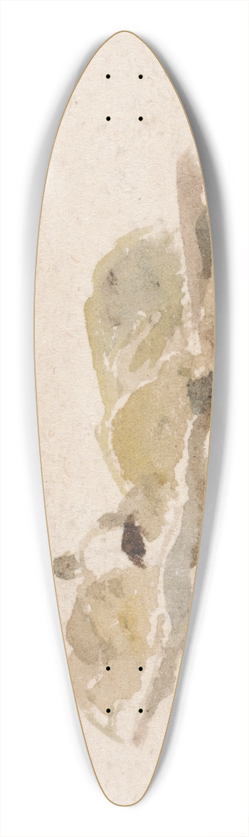 Peter DeWint - Loading a Haywain 39.3 inch art pintail longboard deck