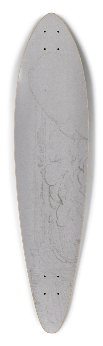 Peter DeWint - The Long Walk, Windsor 39.3 inch art pintail longboard deck