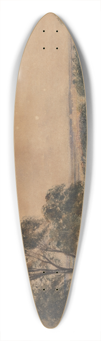 Peter DeWint - The Long Walk, Windsor. 39.3 inch art pintail longboard deck