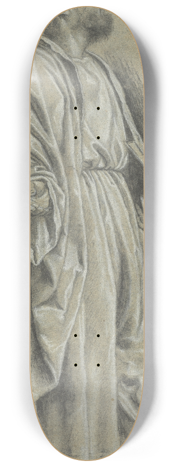 Giovanni Girolamo Savoldo - Study for Saint Peter 8.25 inch art skate deck