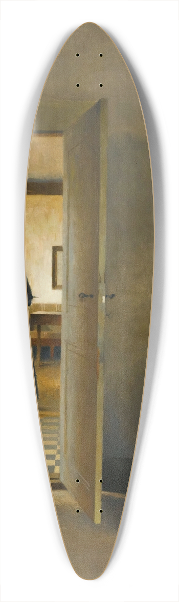 Peter Ilsted - Interior With White Chair 39.3 inch art pintail longboard deck