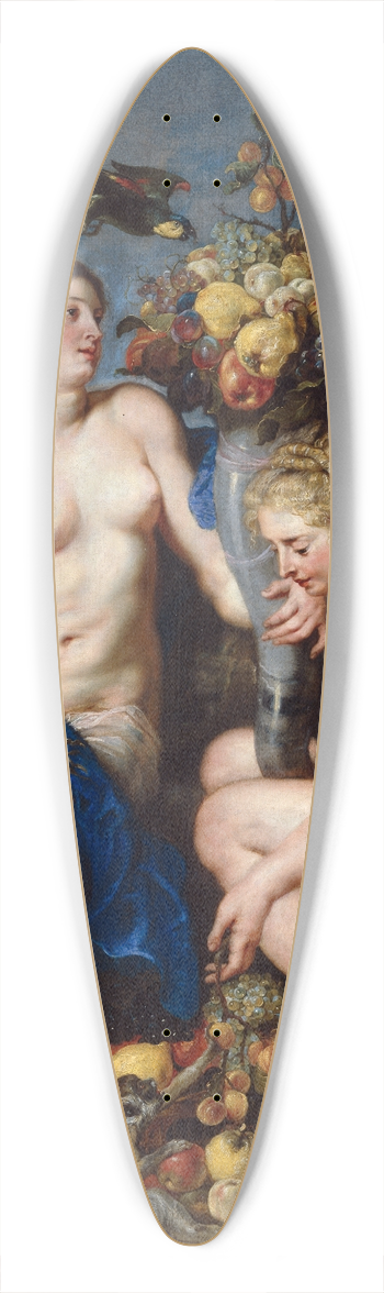 Peter Paul Rubens - Ceres With Two Nymphs 39.3 inch art pintail longboard deck