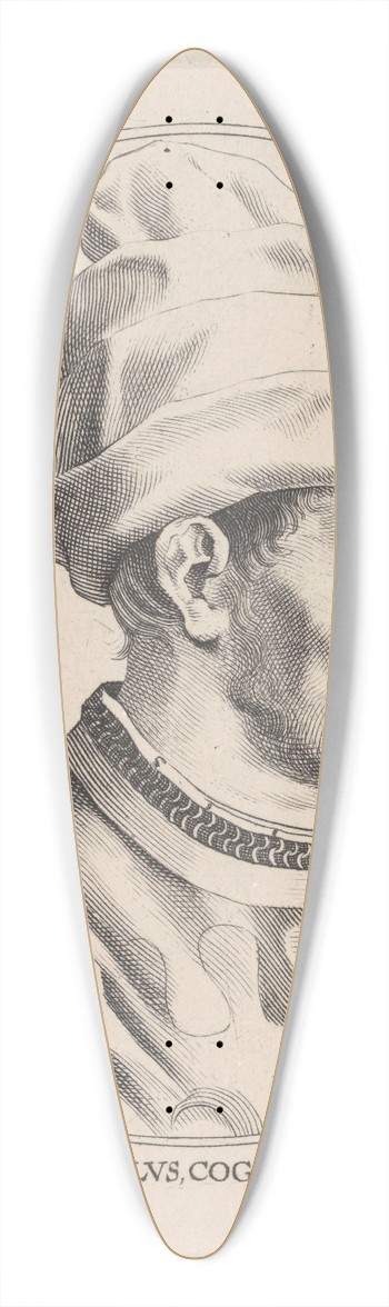 Peter Paul Rubens - Giacomo Attendolo 39.3 inch art pintail longboard deck