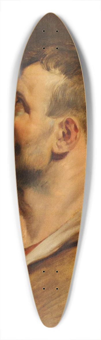 Peter Paul Rubens - Head of a bearded man 39.3 inch art pintail longboard deck