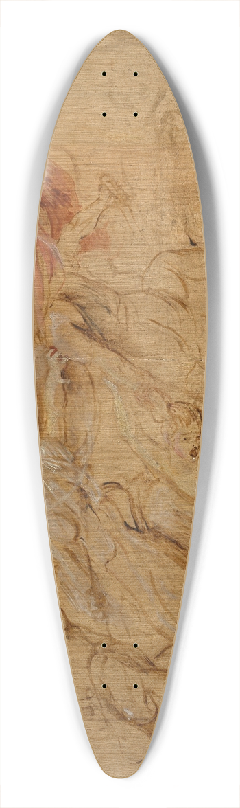 Peter Paul Rubens - Minerva and Hercules Restraining Mars 39.3 inch art pintail longboard deck