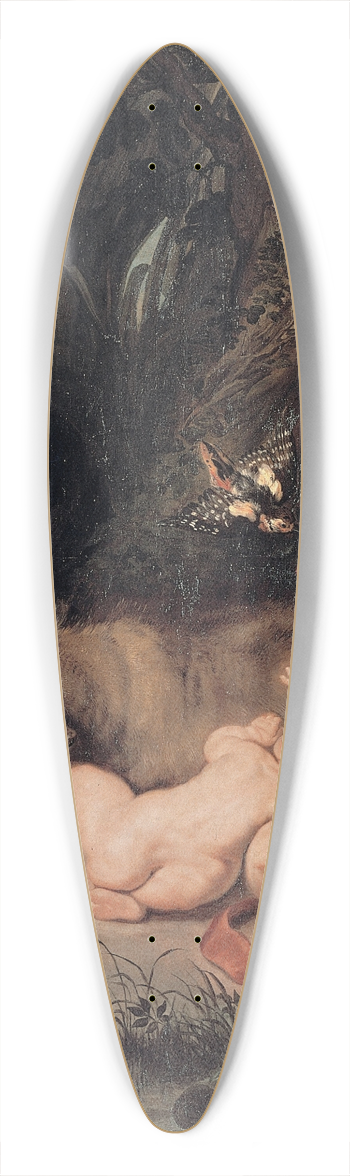 Peter Paul Rubens - Romulus and Remus 39.3 inch art pintail longboard deck