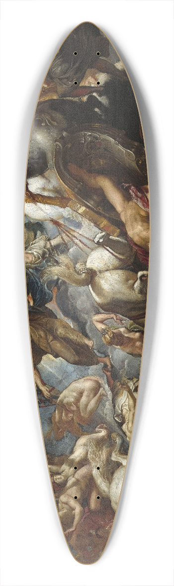 Peter Paul Rubens - The Fall of Phaeton 39.3 inch art pintail longboard deck