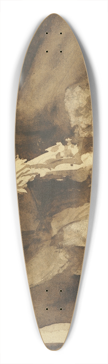 Petrus van der Velden - Hermit 39.3 inch art pintail longboard deck