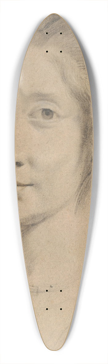 Philippe de Champaigne - Portrait of Charlotte Duchesne 39.3 inch art pintail longboard deck