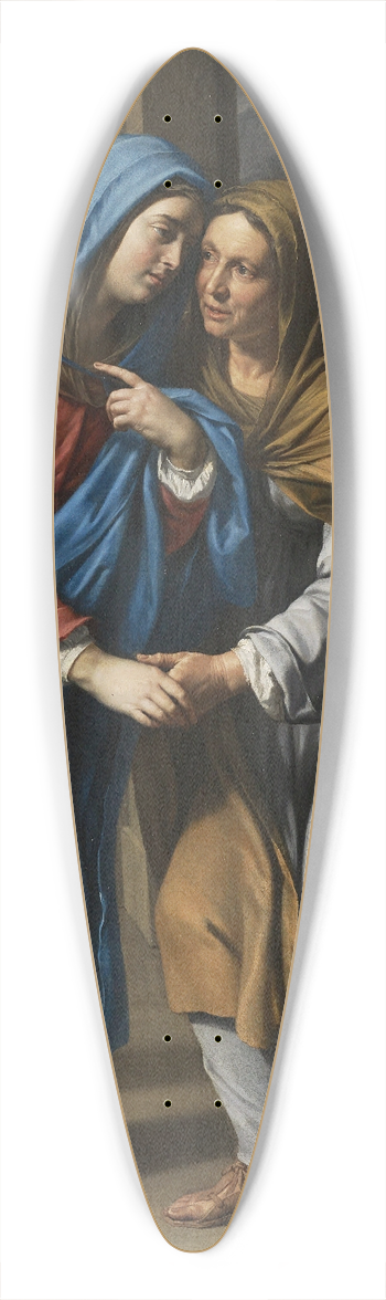 Philippe de Champaigne - The Visitation 39.3 inch art pintail longboard deck