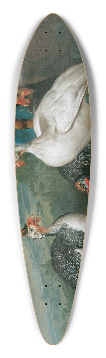 Philipp Ferdinand de Hamilton - Perlhhner Und Nasenbr 39.3 inch art pintail longboard deck