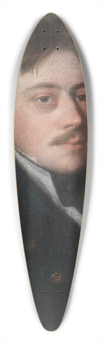 Philipp Jakob Becker - Bildnis des hessischen Stallmeisters Graf Ortlepp 39.3 inch art pintail longboard deck