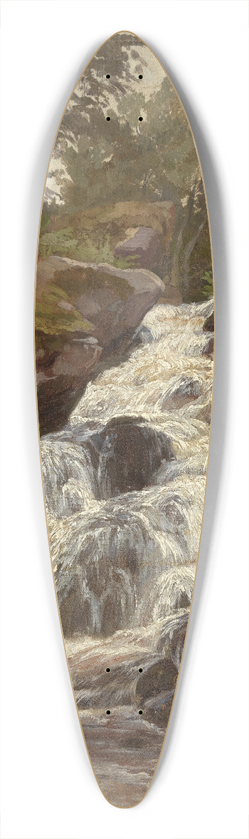 Philipp Rth - Wasserfall in Bernau 39.3 inch art pintail longboard deck