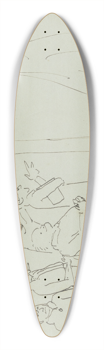 Philipp Veit - Die Stdelsche Administration vor Lessings Hussitenpredigt 39.3 inch art pintail longboard deck