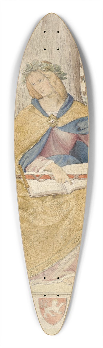 Philipp Veit - Germania 39.3 inch art pintail longboard deck