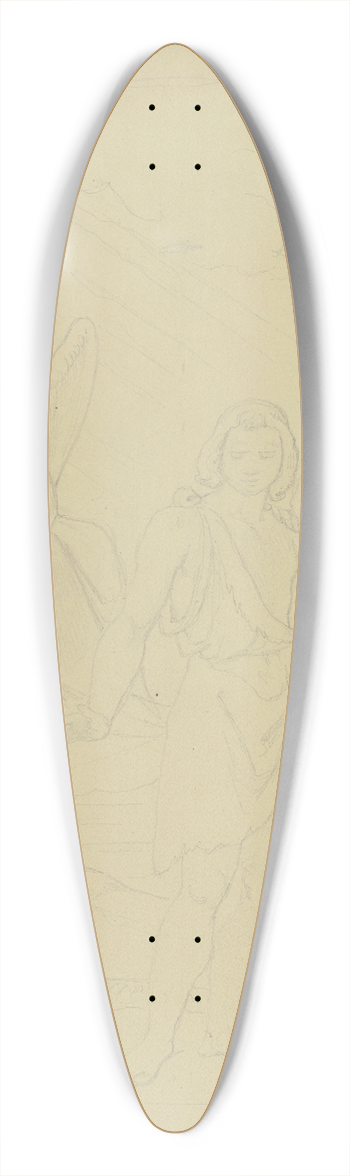 Philipp Veit - Vertreibung Adams und Evas aus dem Paradies 39.3 inch art pintail longboard deck