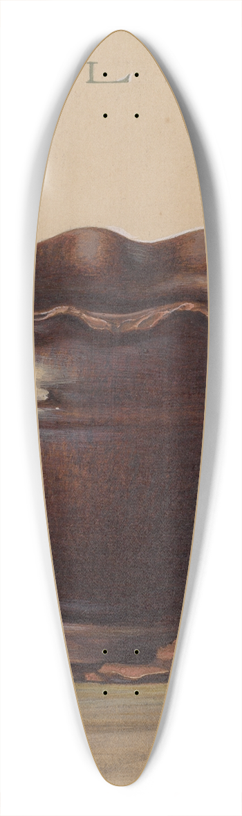 Philip Smith - Small Vase 39.3 inch art pintail longboard deck