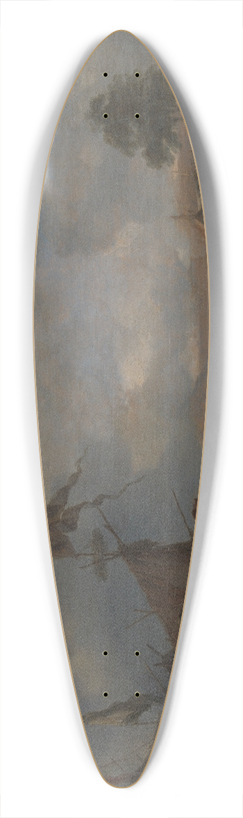 Philips Wouwerman - A Horse Fair near an Army Camp 39.3 inch art pintail longboard deck