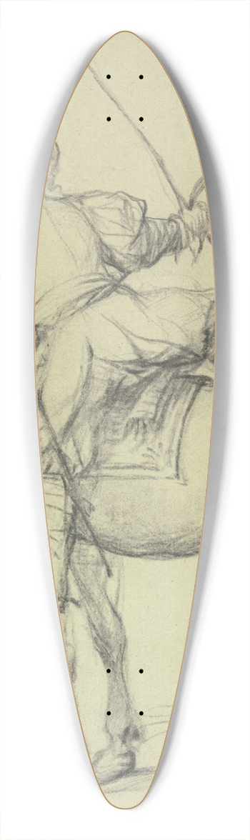 Philips Wouwerman - Ein Kavalier, der zu Pferde steigt 39.3 inch art pintail longboard deck
