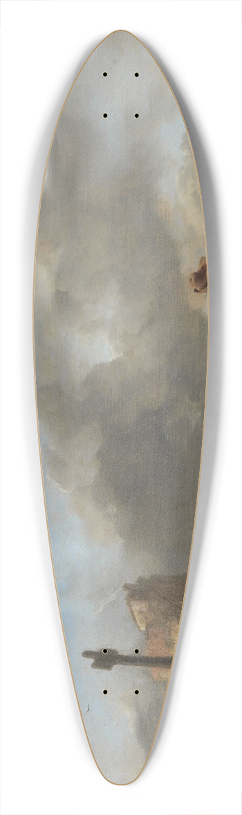 Philips Wouwerman - Horsepond near a Boundary Stone 39.3 inch art pintail longboard deck