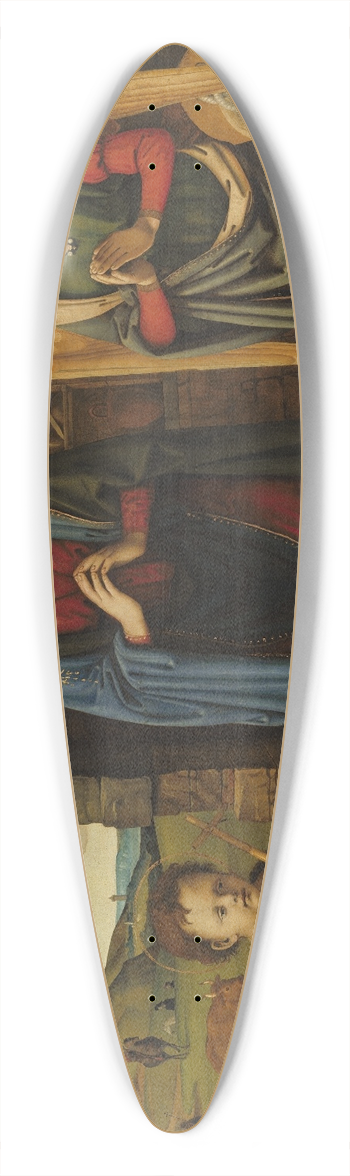 Piero di Cosimo - The Nativity with the Infant Saint John 39.3 inch art pintail longboard deck