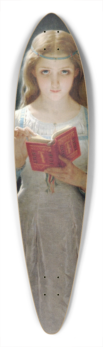 Pierre-Auguste Cot - Ophelia 39.3 inch art pintail longboard deck