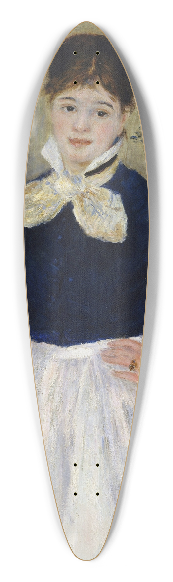 Pierre-Auguste Renoir - A Waitress at Duvals Restaurant 39.3 inch art pintail longboard deck