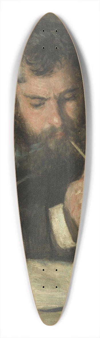Pierre-Auguste Renoir - Claude Monet 39.3 inch art pintail longboard deck