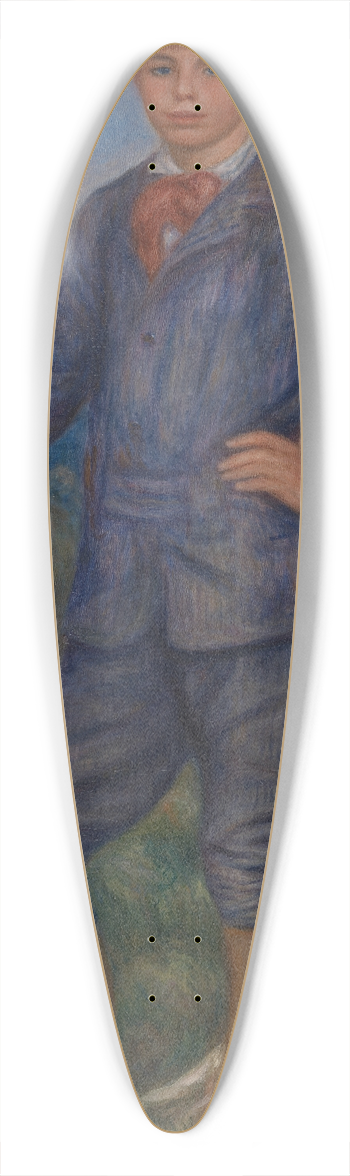 Pierre-Auguste Renoir - Jean as a Huntsman 39.3 inch art pintail longboard deck