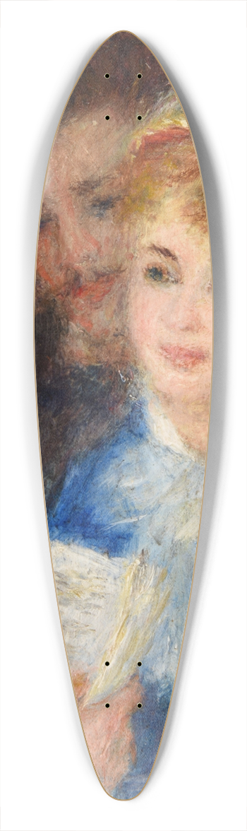 Pierre-Auguste Renoir - La Lecture du rle 39.3 inch art pintail longboard deck