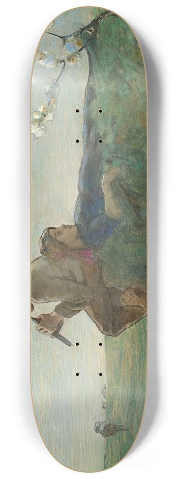 Giovanni Segantini - Idyll 8.25 inch art skate deck