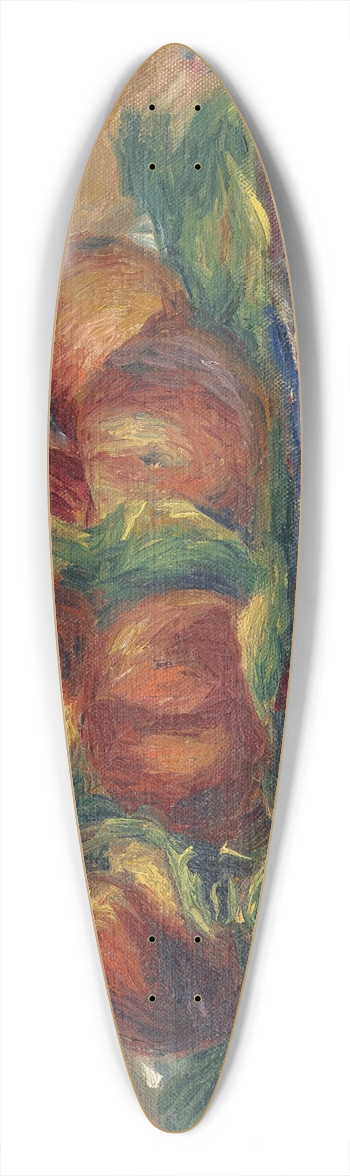 Pierre-Auguste Renoir - Peaches on a Plate 39.3 inch art pintail longboard deck