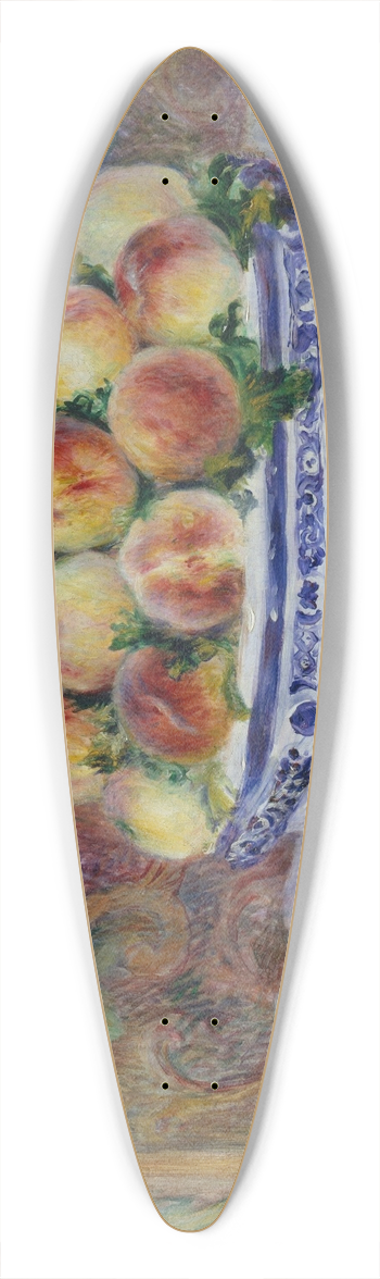Pierre-Auguste Renoir - Still Life with Peaches 39.3 inch art pintail longboard deck