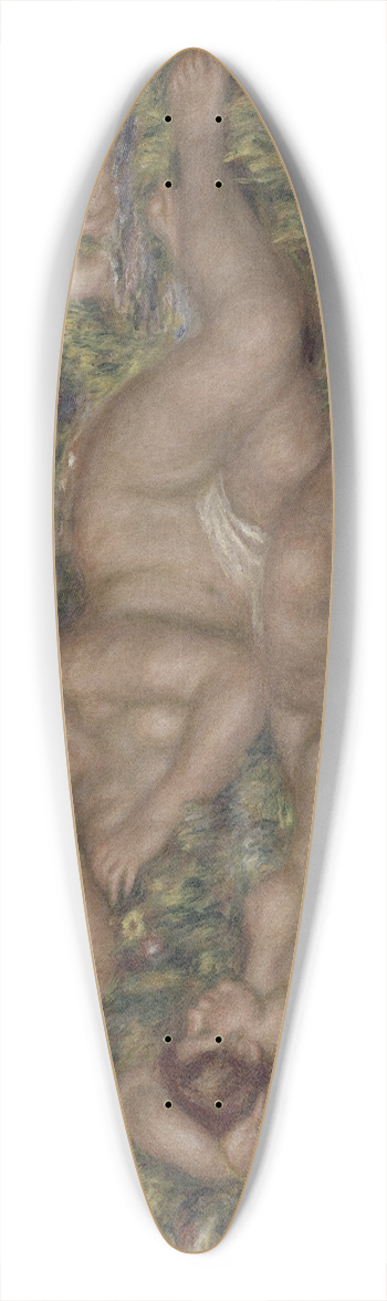 Pierre-Auguste Renoir - The Bathers 39.3 inch art pintail longboard deck