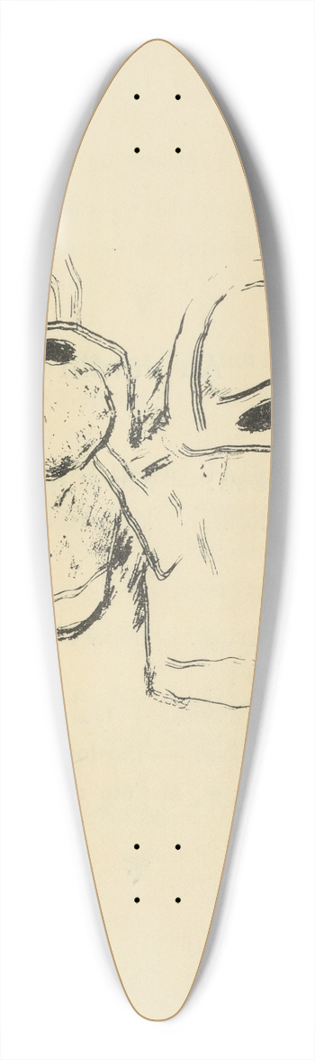 Pierre Bonnard - Histoires naturelles Pl 48 39.3 inch art pintail longboard deck