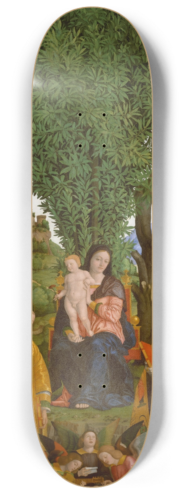 Girolamo dai Libri - Madonna and Child with Saints 8.25 inch art skate deck