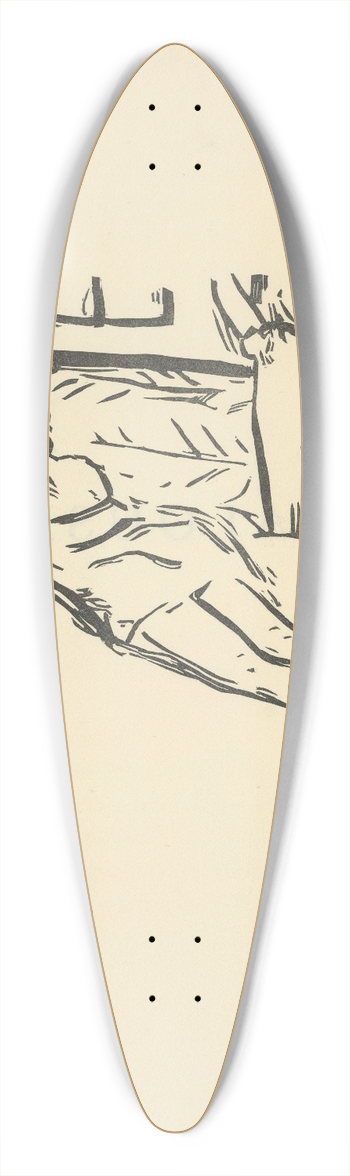 Pierre Bonnard - Notes sur lamour Pl 06 39.3 inch art pintail longboard deck