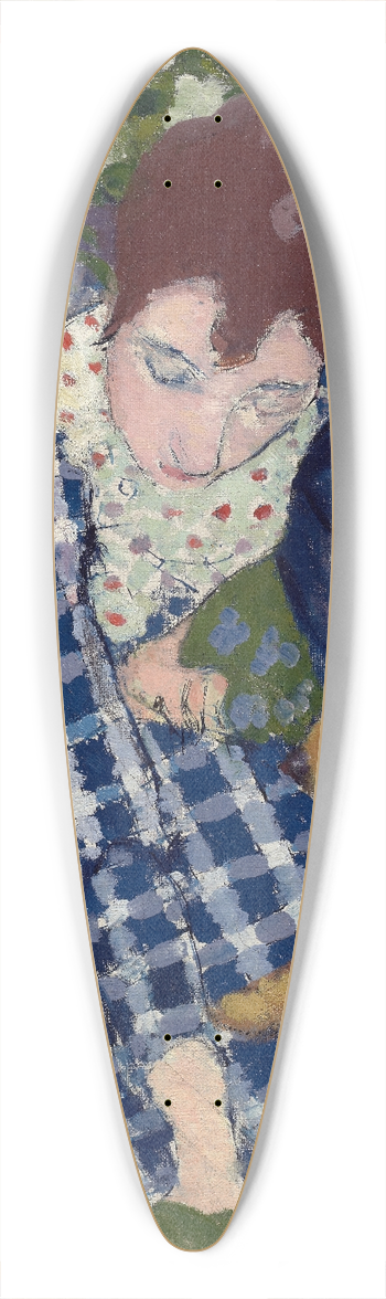 Pierre Bonnard - Women With A Dog 39.3 inch art pintail longboard deck