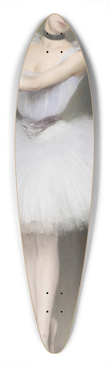 Pierre Carrier-Belleuse - A Ballerina 39.3 inch art pintail longboard deck