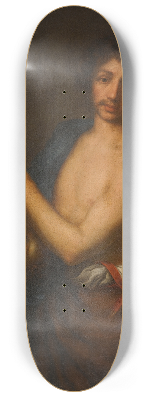 Girolamo Forabosco - David With The Head Of Goliath 8.25 inch art skate deck