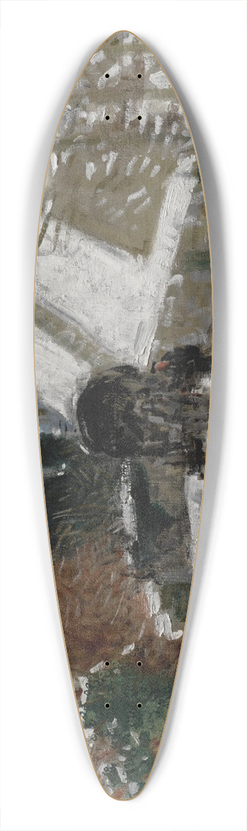 Pierre-Eugne Montzin - Effet de neige 39.3 inch art pintail longboard deck