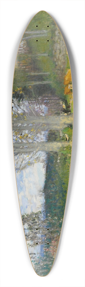 Pierre-Eugne Montzin - La Monte Au Pturage 39.3 inch art pintail longboard deck