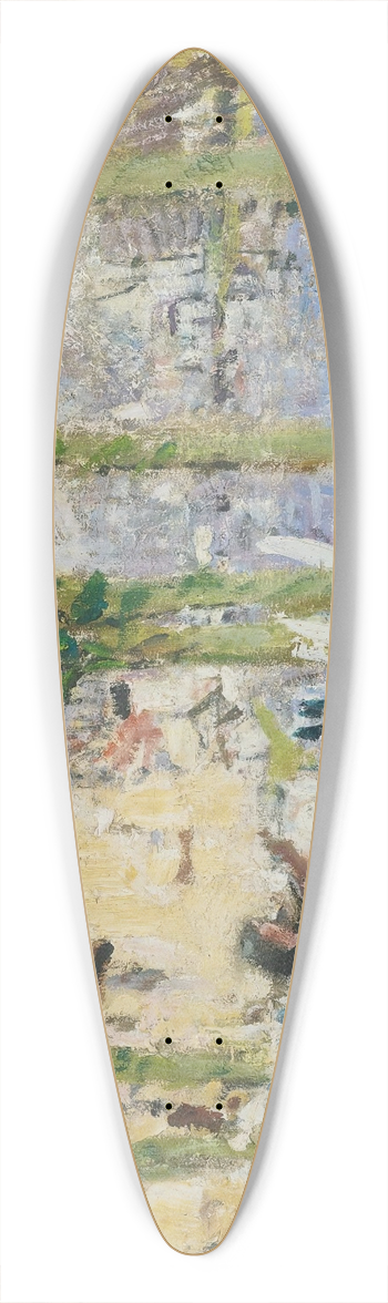 Pierre-Eugne Montzin - Lavandire tendant Son Linge 39.3 inch art pintail longboard deck