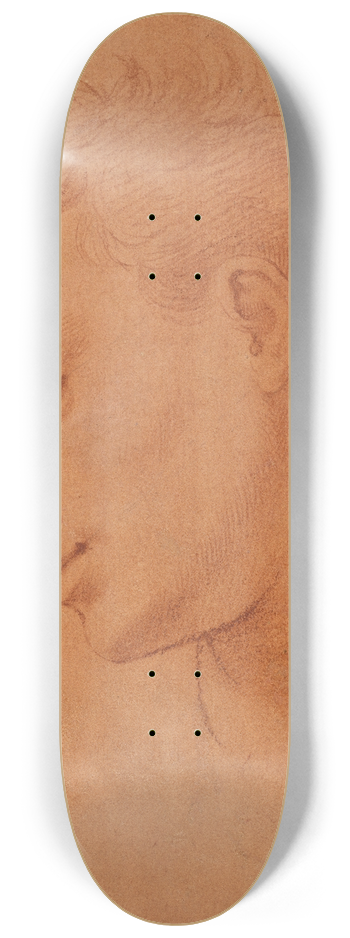 Girolamo Macchietti - Head of Man in Profile to the Left 8.25 inch art skate deck