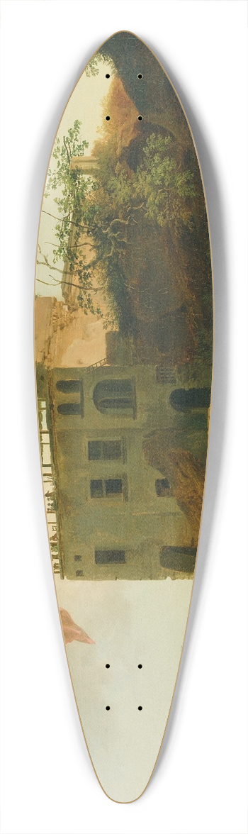 Pierre-Jacques Volaire - View of Gaiola 39.3 inch art pintail longboard deck